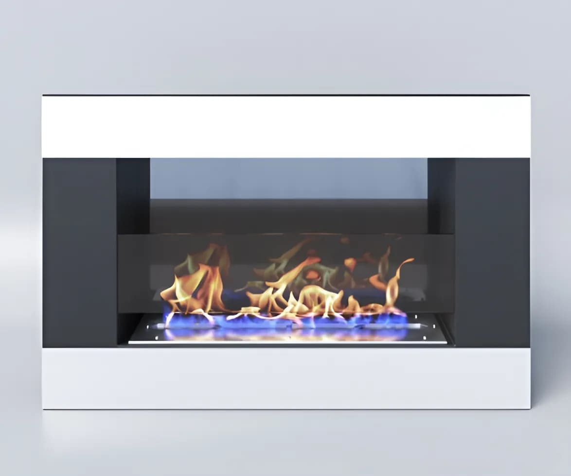 Биокамин "Русский огонь" Модерн 650V встраиваемый с декоративным стеклом (стемалитом) по цене 26 350 руб.