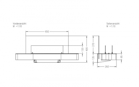 Настенный биокамин Spartherm Ebios-fire Elipse Wall по цене 106 200 руб.