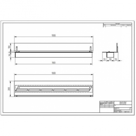 Прямоугольный контейнер ZeFire 1000 со стеклом Прямоугольный контейнер ZeFire 1000 со стеклом по цене 42 500 руб.