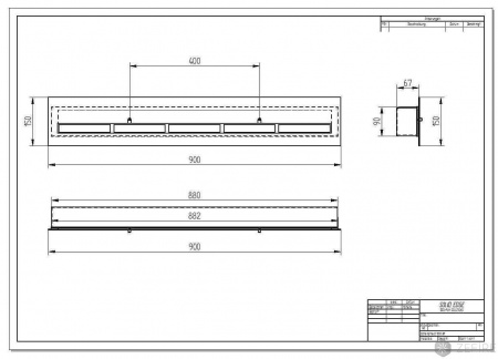 Прямоугольный контейнер ZeFire 900 с крышкой внутри Прямоугольный контейнер ZeFire 900 с крышкой внутри по цене 32 500 руб.