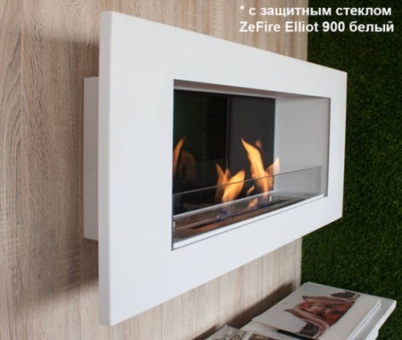 Биокамин ZeFire Elliot 1500 белый со стемалитом Биокамин ZeFire Elliot 1500 белый со стемалитом по цене 59 800 руб.