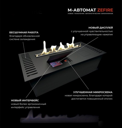 Автоматический биокамин ZeFire M 1200 латунный Автоматический биокамин ZeFire M 1200 латунный по цене 375 000 руб.