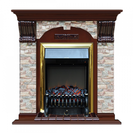 Арочный Грот цветной (красное дерево)+Fobos Brass Арочный Грот цветной (красное дерево)+Fobos Brass